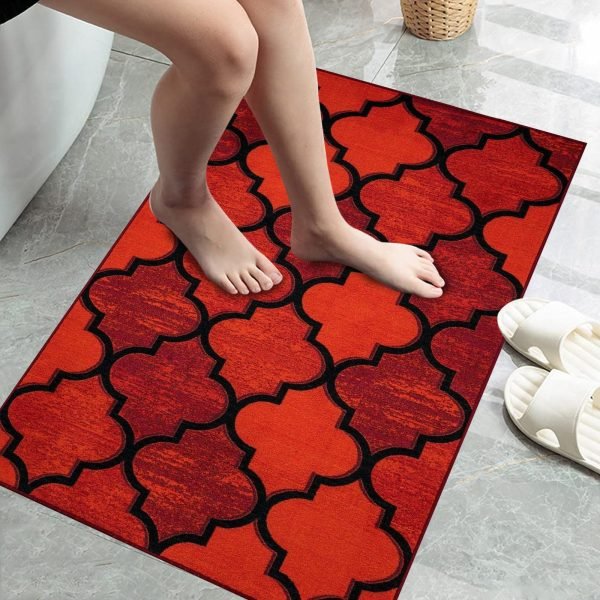 Red-47.jpg Ouranos geometric rug in Red