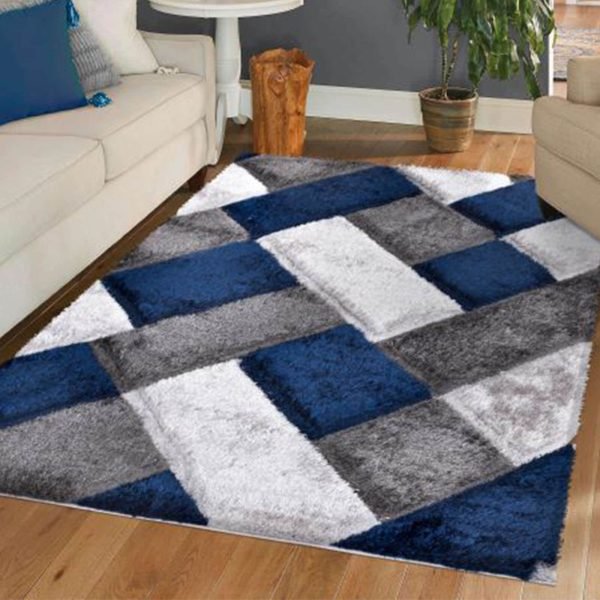 Blue-2.jpg Orion geometric shaggy rug in Blue