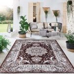 Rada traditional floral rug in Brown