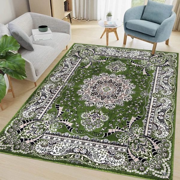 Rada traditional floral rug in Green