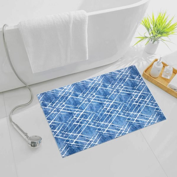 Amor abstract rug in Blue