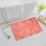 Amor abstract rug in Brick Red