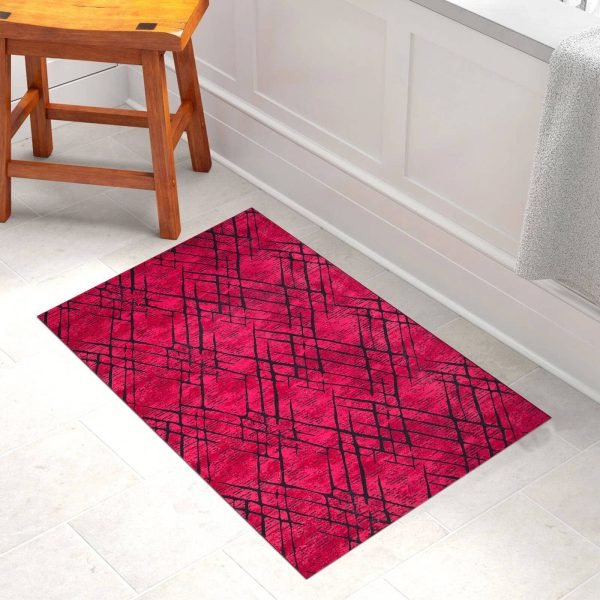 Burgundy-7.jpg Amor abstract rug in Burgundy