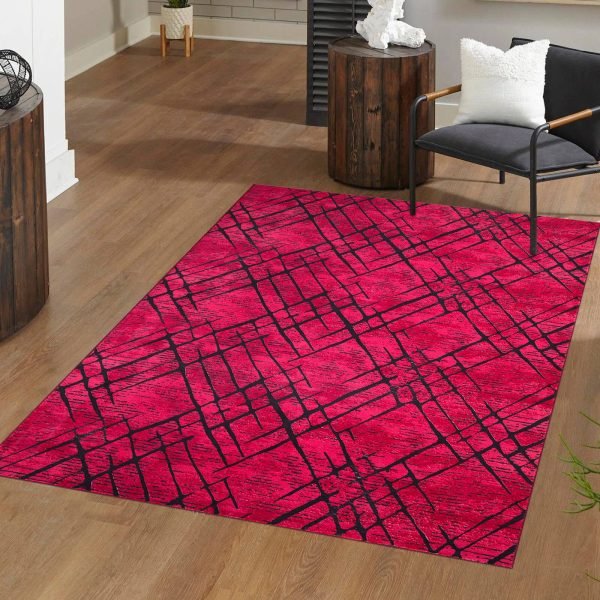 Burgundy-9.jpg Amor abstract rug in Burgundy