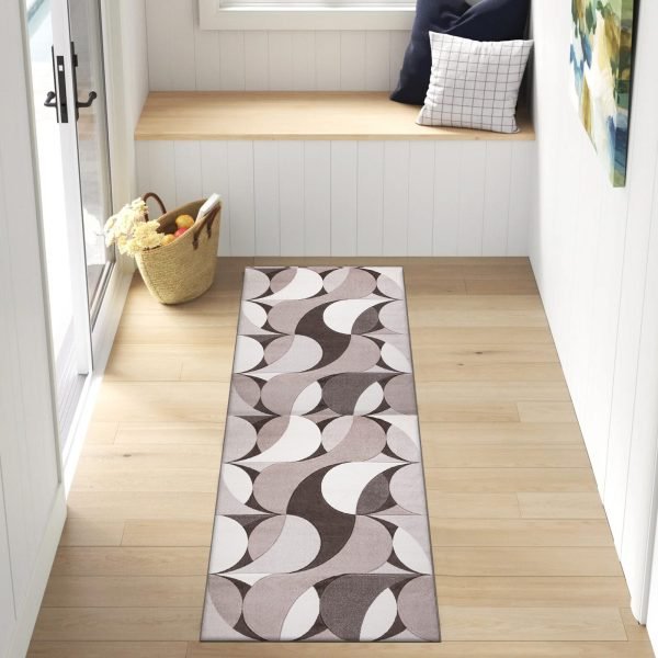 Beige-5.jpg Kenzo geometric rug in Beige
