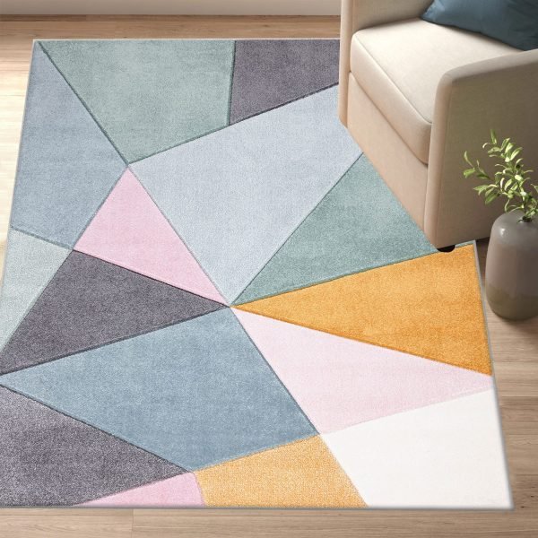 Multi-3.jpg Athens geometric rug in Multicolour