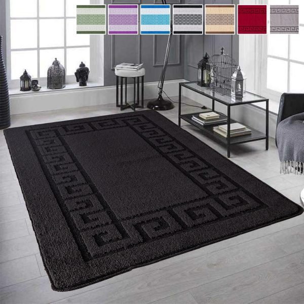 Black-31.jpg Rocco plain rug in Black