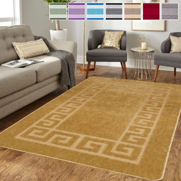 Ochra-10.jpg Rocco plain rug in Ochre