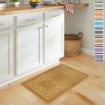 Rocco plain rug in Ochre