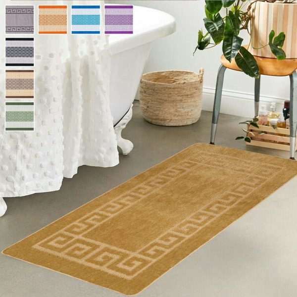 Rocco plain rug in Ochre