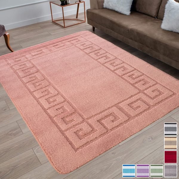Pink-12.jpg Rocco plain rug in Pink