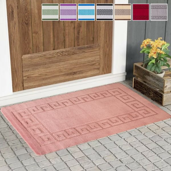 Pink-6.jpg Rocco plain rug in Pink