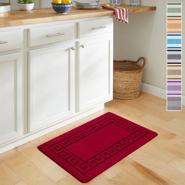 Red-21.jpg Rocco plain rug in Red