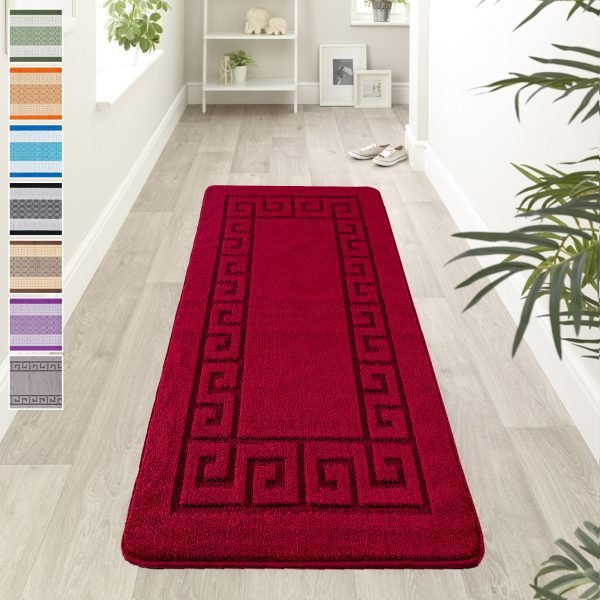 Red-29.jpg Rocco plain rug in Red