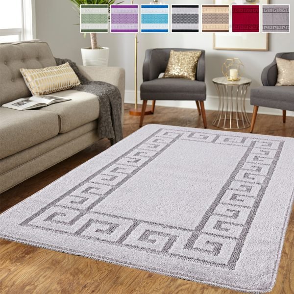 Silver-11.jpg Rocco plain rug in Silver