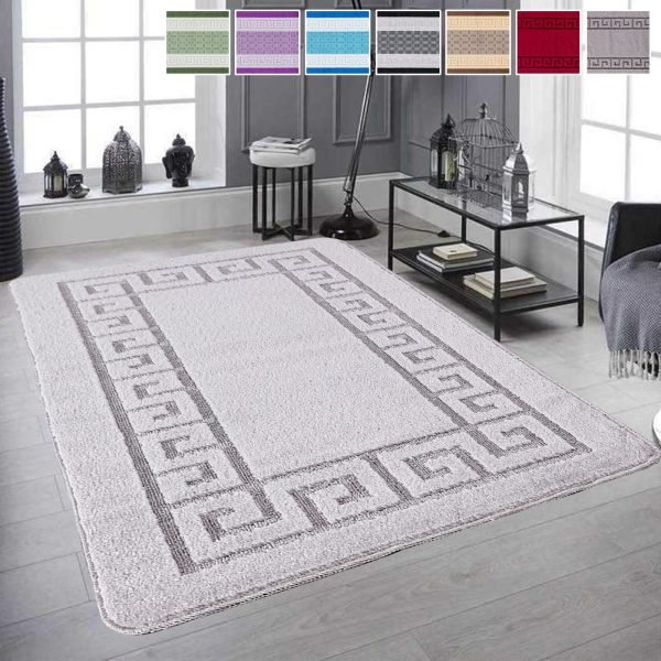 Silver-12.jpg Rocco plain rug in Silver