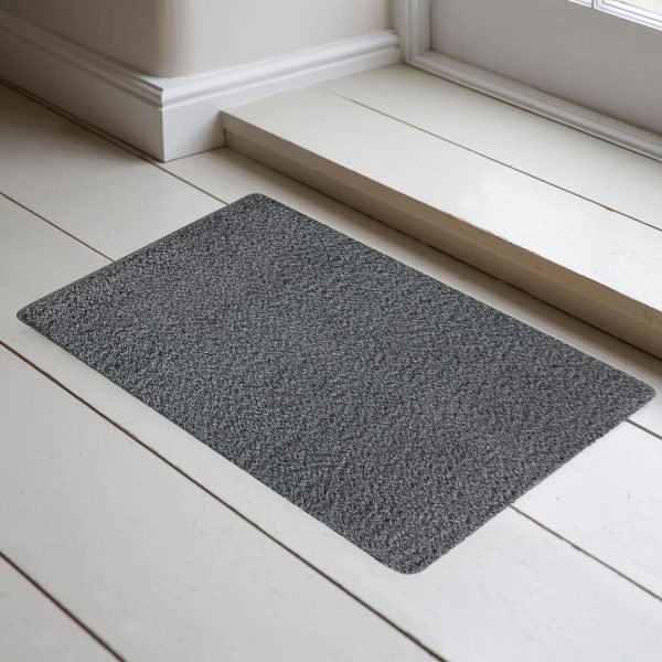 DarkGrey-41.jpg Natty plain shaggy rug in Dark Grey