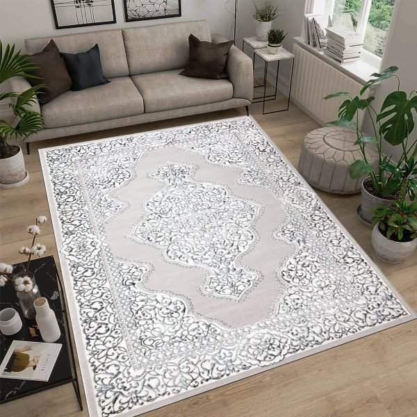 Grey-42.jpg Sarina vintage floral rug in Grey