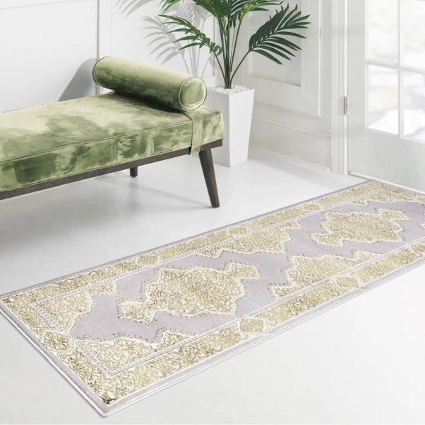 Ochra-12.jpg Sarina vintage floral rug in Ochre