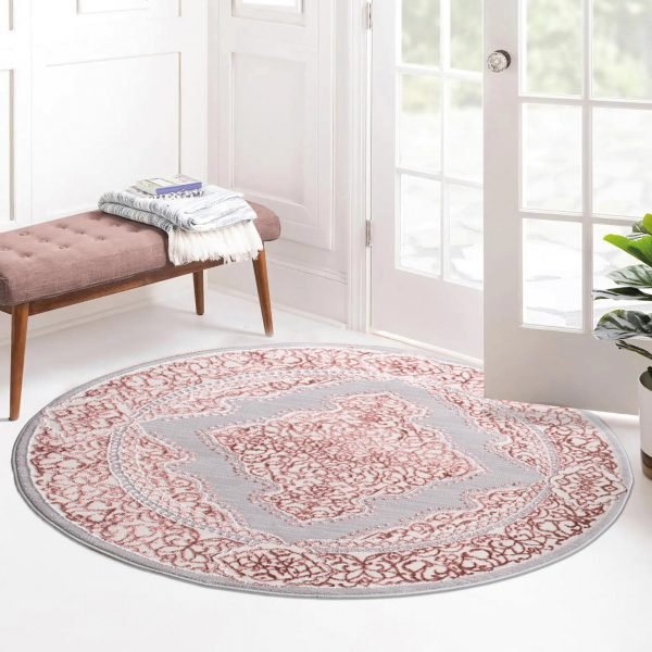 Pink-14.jpg Sarina vintage floral rug in Pink
