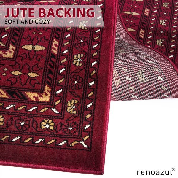Tagab traditional oriental rug – medium pile, natural jute backing – photo 2