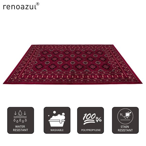 Tagab traditional oriental rug – medium pile, natural jute backing – photo 4