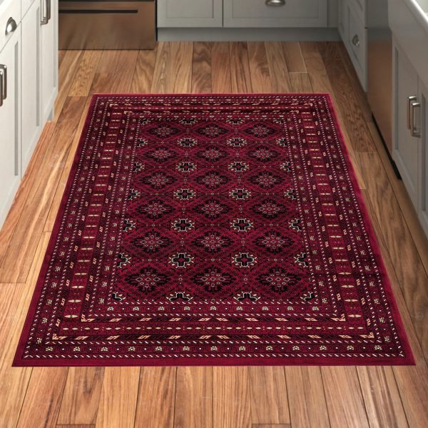 Red-24.jpg Tagab traditional oriental rug in Red