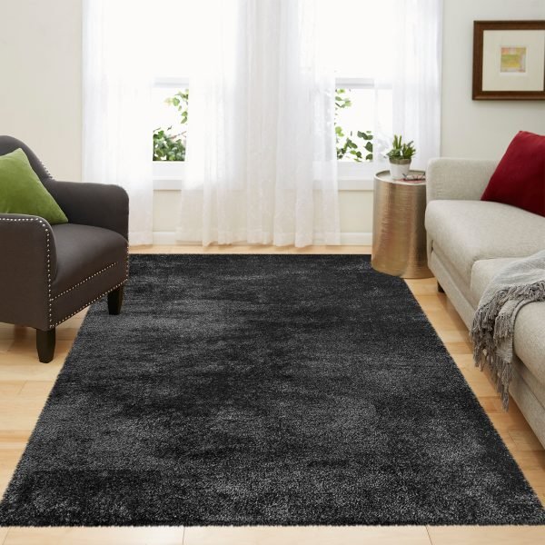 Antrasit-5.jpg Yourk plain shaggy rug in Anthracite