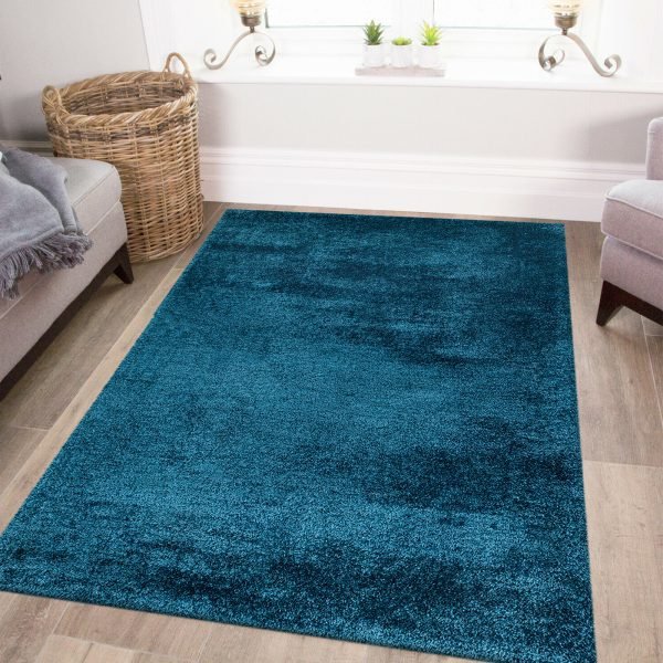 Emerald-26.jpg Yourk plain shaggy rug in Emerald