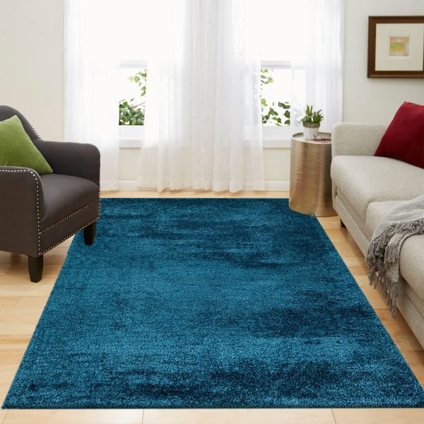 Emerald-27.jpg Yourk plain shaggy rug in Emerald