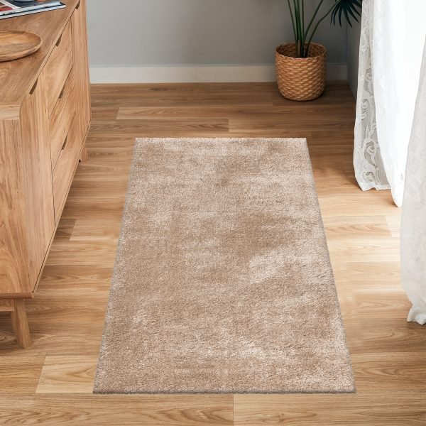Mink-2.jpg Yourk plain shaggy rug in Mink