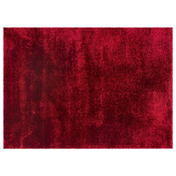 Yourk plain shaggy rug – high pile, natural jute backing – photo 5