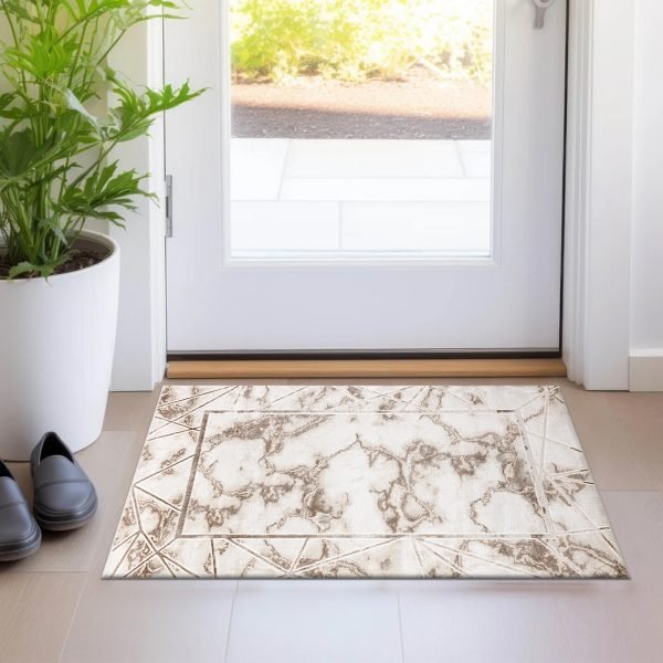 Beige-23.jpg Kiens marble effect rug in Beige