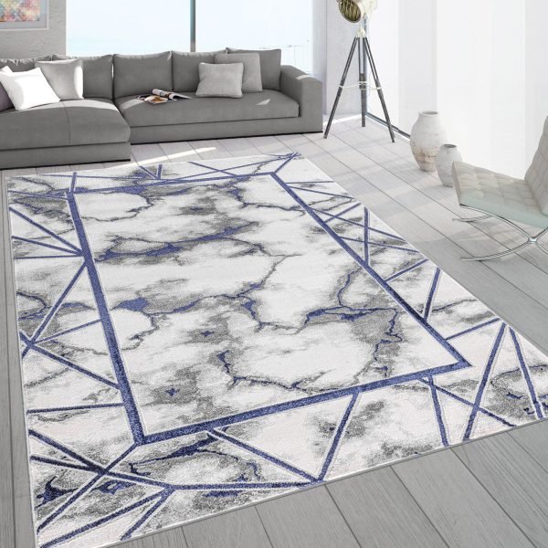 Blue-22.jpg Kiens marble effect rug in Blue