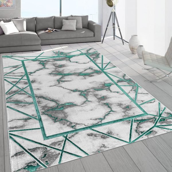 Emerald-12.jpg Kiens marble effect rug in Emerald