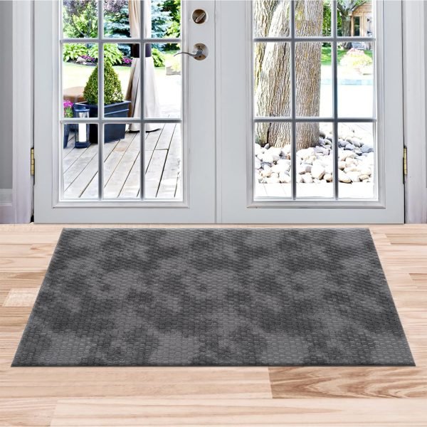 Antrasit-2.jpg Mosaic geometric rug in Anthracite