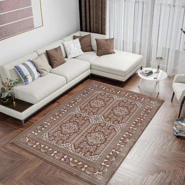Zinat traditional rug in Beige