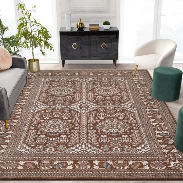 Zinat traditional rug in Beige
