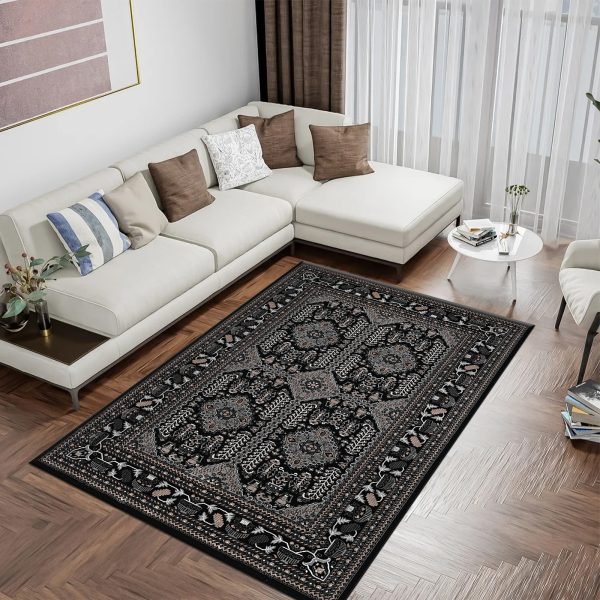 Black-12.jpg Zinat traditional rug in Black