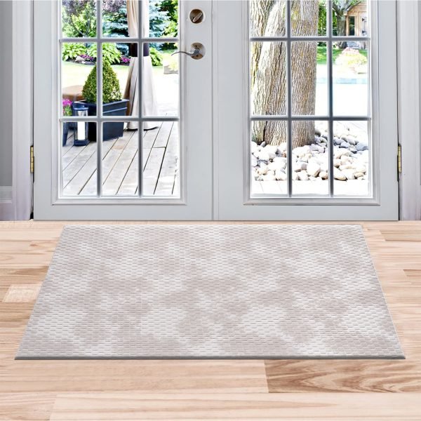 Cream-9.jpg Mosaic geometric rug in Cream