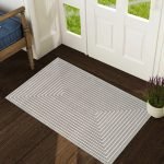 Nora geometric rug in Grey