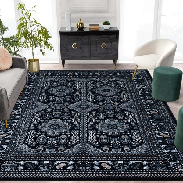Navy-22.jpg Zinat traditional rug in Navy