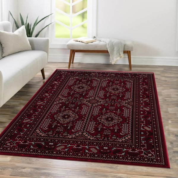 Red-12.jpg Zinat traditional rug in Red