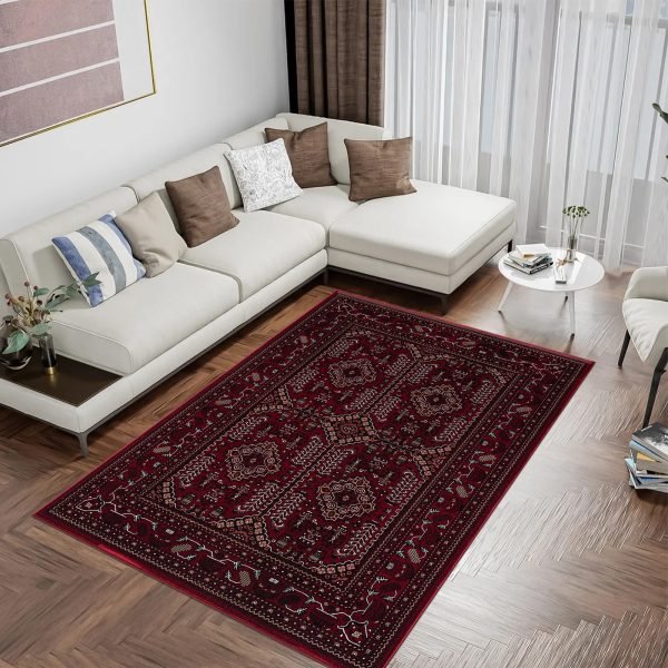 Red-13.jpg Zinat traditional rug in Red
