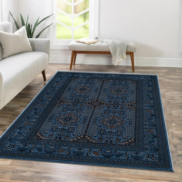 Turkuaz-3.jpg Zinat traditional rug in Turquoise