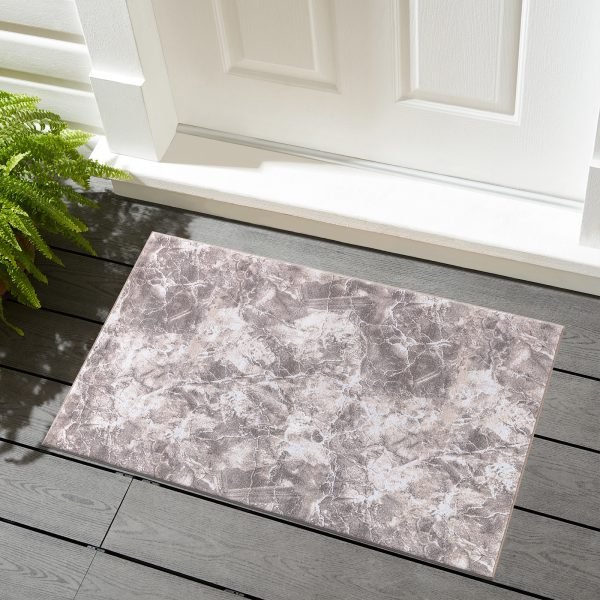 Beige-3.jpg Marble effect rug in Beige