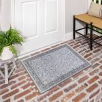 Marco traditional floral rug in Blue