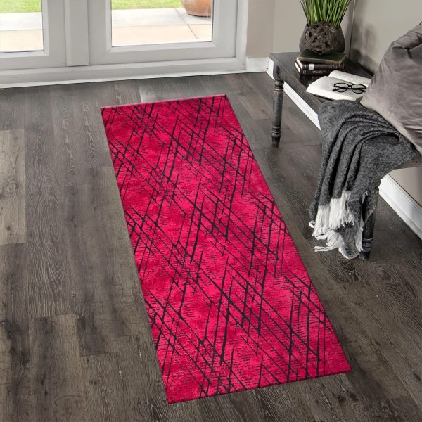 Burgundy-5.jpg Amor abstract rug in Burgundy