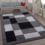 Havana geometric rug in Dark Grey
