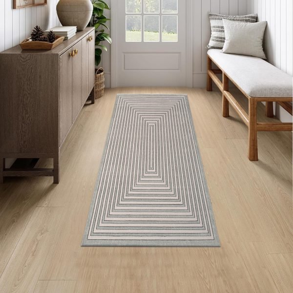 Grey-1.jpg Nora geometric rug in Grey